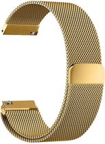 Metalen armband voor Fitbit Blaze frame magneet slot - Kleur - Goud, Maat - L (25.5cm)