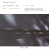 Bach: Suite no 3 fur Violoncello; Carter: Esprit Rude etc / Thomas Demenga