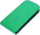 Groen Ribbel flip case cover hoesje voor Huawei G510