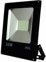 50W LED Schijnwerper Koud Wit Slim IP66 - 70 LED