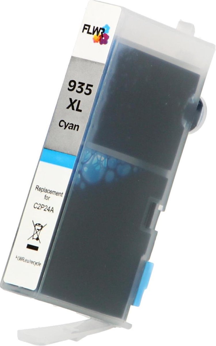 FLWR - Cartridges / HP 935C / cyaan / Geschikt voor HP