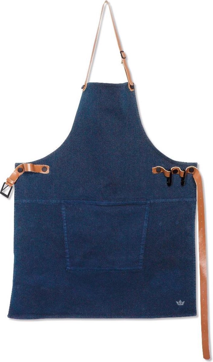 Dutchdeluxes - Handgemaakt - Uniek - Barbecueshort - Keukenschort - Donkerblauw