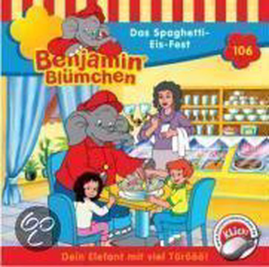 Benjamin Blümchen 106. Das Spaghetti-Eis-Fest - cover