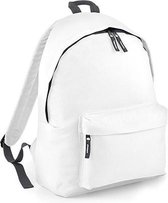 BagBase Backpack Rugzak - 18 l - White/Graphite