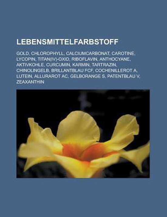 Lebensmittelfarbstoff - cover