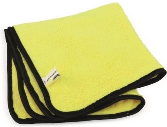 Microvezel reinigingsdoek met vouwinstructie - geel 10st. - Smart