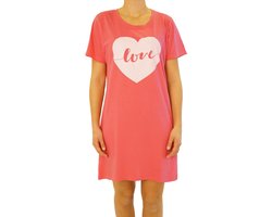 Gino Santi Bigshirt, Slaap T-shirt print Love