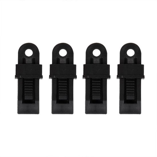 ProPlus Tenttapijtclips - Klem Model - Versterkte Grip - 83 x 32 x 21 mm - 4 stuks van ProPlus — afbeelding 3