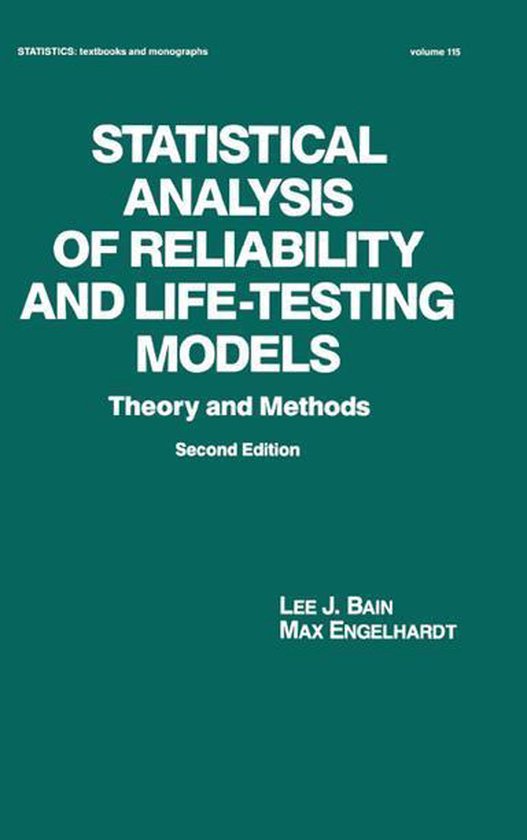 Statistical Analysis of Reliability and Life-Testing Models (ebook ...