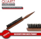 Quartz Hair&Beauty Dunne Haarborstel Styler Haarkam - Gratis Haar Volume Styler