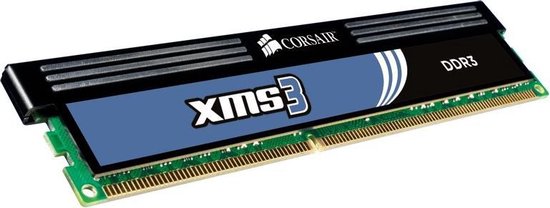 Corsair CMX4GX3M2A1600C9 DDR3-1600Mhz 4 GB geheugenmodule 2 x 2 GB