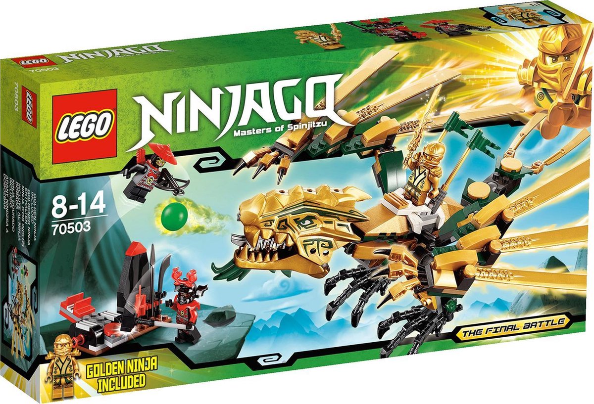 Onheil Gevoelig Onnodig LEGO Ninjago De Gouden Draak - 70503 | bol.com