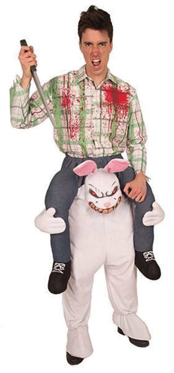 Jump in Scary Rabbit| Halloween | Carnaval | Feest | Feestkleding| Tiroler