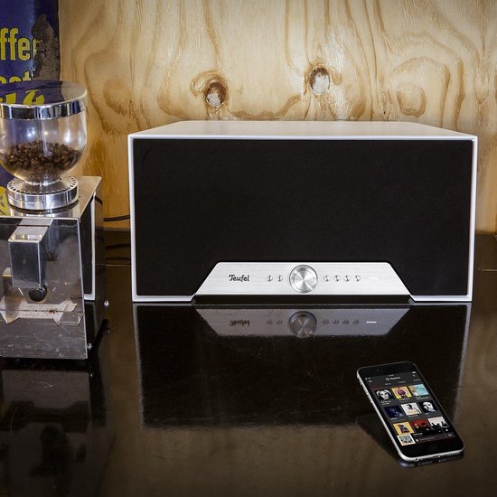 Teufel ONE M - Wifi - & bluetooth speaker - multiroom compatibel - wit van Teufel — afbeelding 5