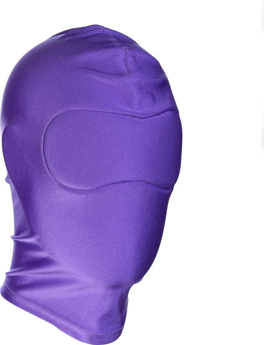 Goedkoopste Banoch - Mask Full Purple - Spandex Masker - BDSM - Paars