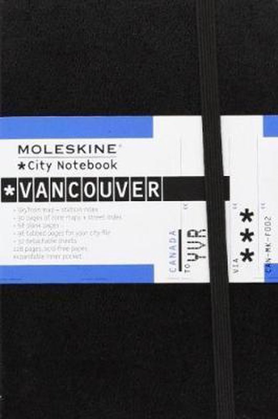 Cover van het boek 'Moleskine North America - City Notebook Vancouver' van  Moleskine