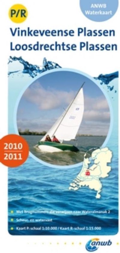Cover van het boek 'ANWB Waterkaart / P/R Vinkeveense Plassen, Loosdrechtse Plassen 2010/2011' van  ANWB