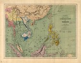 Poster Zuid-Oost Azië - Tonkinbaai Conflict - Frankrijk - Vietnam - 50x70 cm