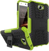 Kickstand Hoesje Huawei Y5 II / Y6 II Compact - Groen