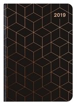 Midi Flexi Diary GlamLine Black/Copper 2019