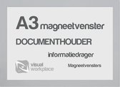 Magneetvenster A3 - Zilver Grijs