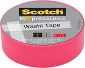 Scotch® Expressions Tape Refill Roze, 15mm x 10m