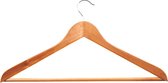 Kledinghanger hout driehoek broeklat geknikt, 45 cm (100 stuks)