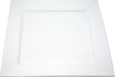 Cosy & Trendy Napoli White Plat Bord - Vierkant - 25.8 cm x 25.8 cm - Set-3