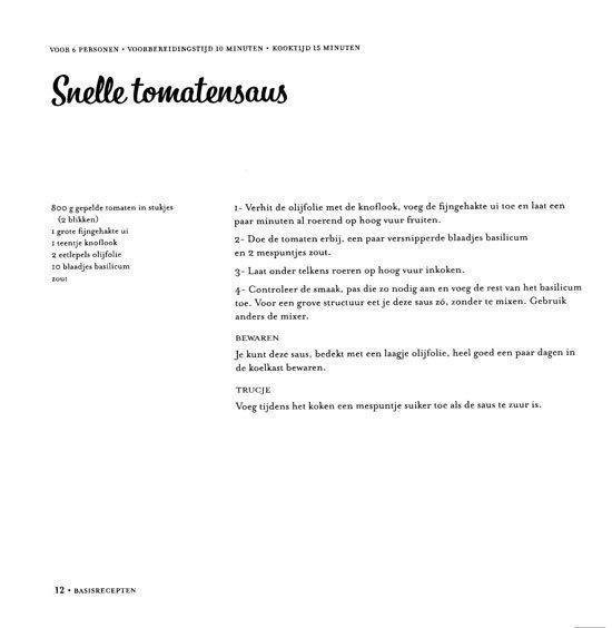 Titel: Snelle tomatensaus