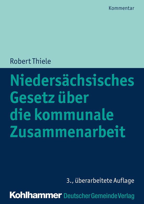 Niedersächsisches Gesetz über die kommunale Zusammenarbeit - cover