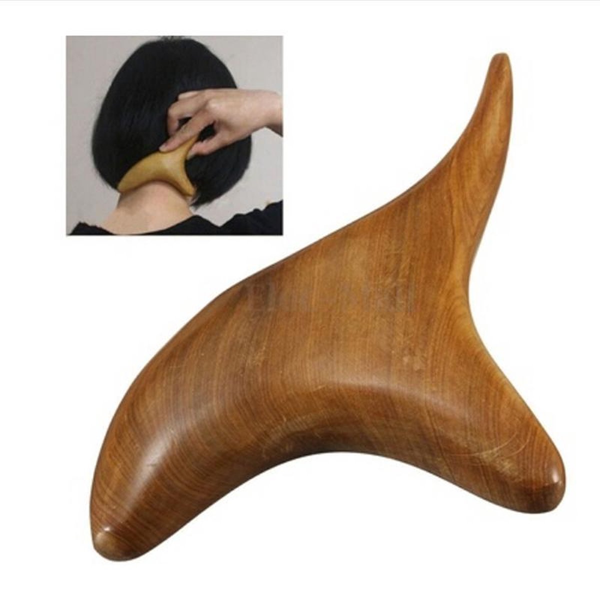 Goedkoopste Handige Houten Knuist Voor Massages - Ontspanning- Triggerpunten stimuleren - Relax - Deep Tissue - Massage - gepolijst hout - Goede kwaliteit