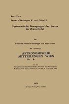 Systematische Bewegungen Der Sterne Im Orion-nebel