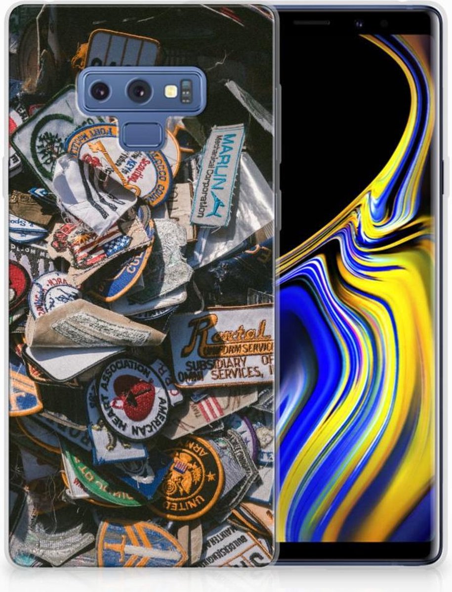 Samsung Galaxy Note 9 Siliconen Hoesje met foto Badges