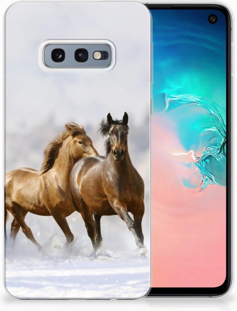 Samsung Galaxy S10e TPU Hoesje Paarden