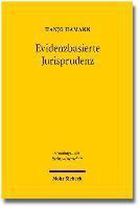 Evidenzbasierte Jurisprudenz - cover
