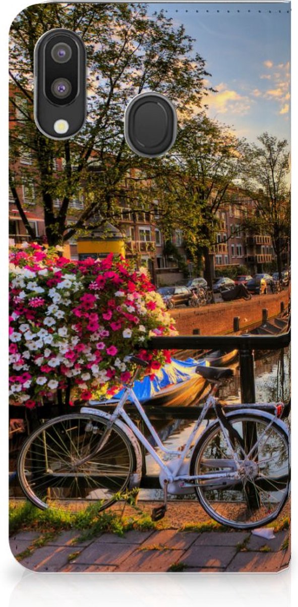 Book Case voor Samsung Galaxy M20 Book Cover Amsterdamse Grachten