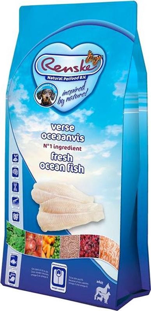 Renske Super Premium Adult Verse Oceaanvis - Hond - Droogvoer - 600 gr