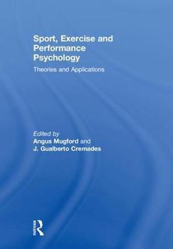 Sport, Exercise, and Performance Psychology - cover