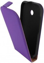 Mobiparts Premium Flip Case Motorola Moto E Purple