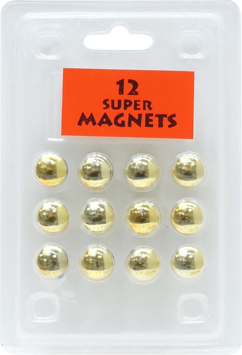 Deknudt Frames magneten S328B4 - kleine ronde goudkleurige magneten