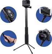 Antislip uitschuifbare zelfportret Handheld duiken telescopische Monopod houder Set met telefoon Remote Controller & statief & telefoon houder voor Smartphones  GoPro & Xiaoyi Camera  volledi