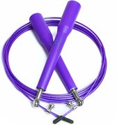 #DoYourFitness - Speed Rope - »Rapido« - Springtouw met stalen kabel - 300 cm - lila