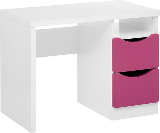 Terzijde deze Zachtmoedigheid True Furniture Tolga - Bureau - Roze / wit | bol.com