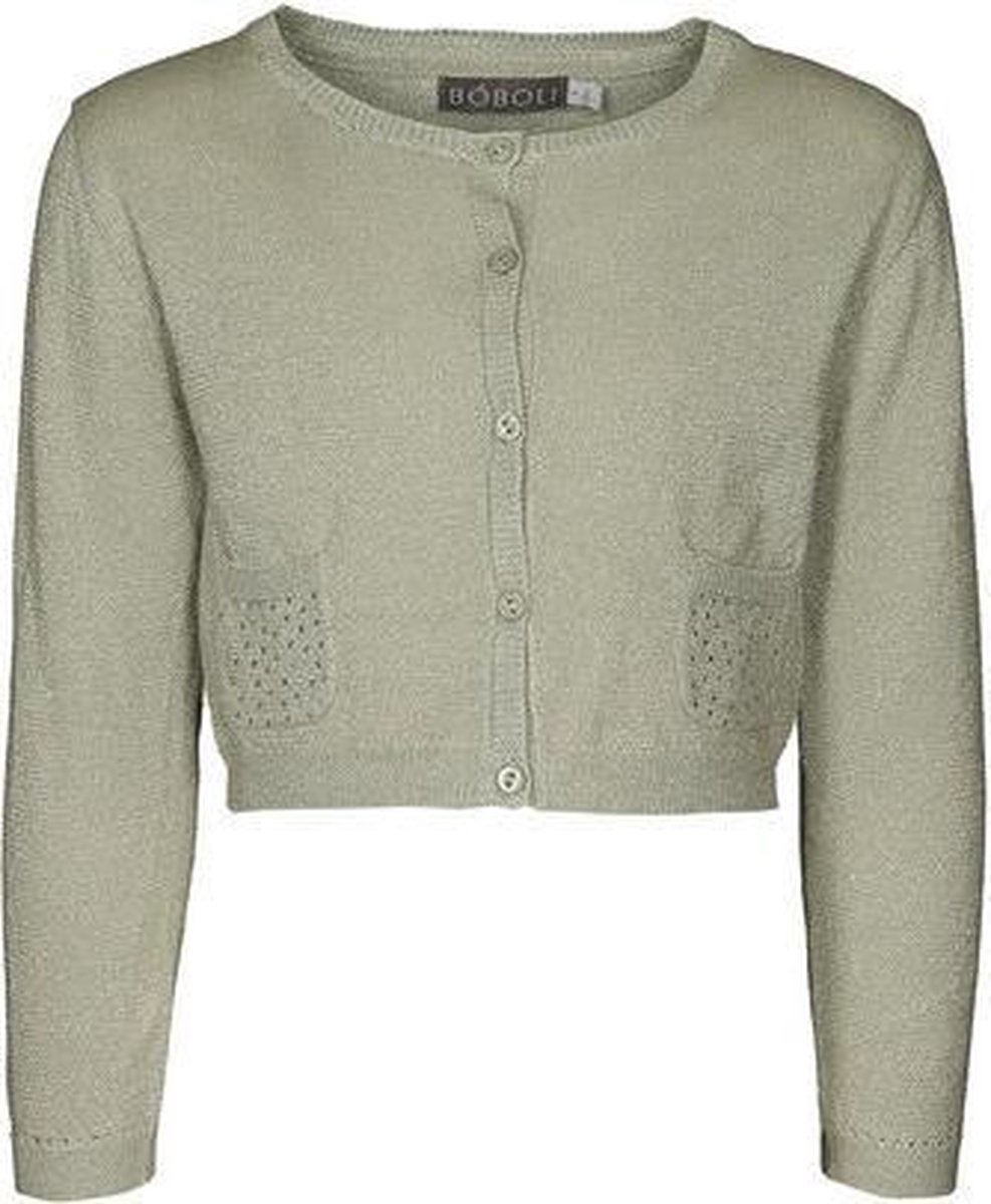 Boboli Vest - Grijs met Gliters - Maat 116