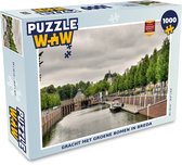 Puzzel Breda - Gracht - Bomen - Legpuzzel - Puzzel 1000 stukjes volwassenen