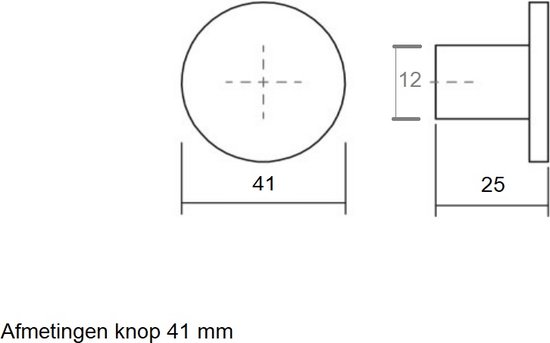 Intersteel Messing meubelknop rond zon/bloem