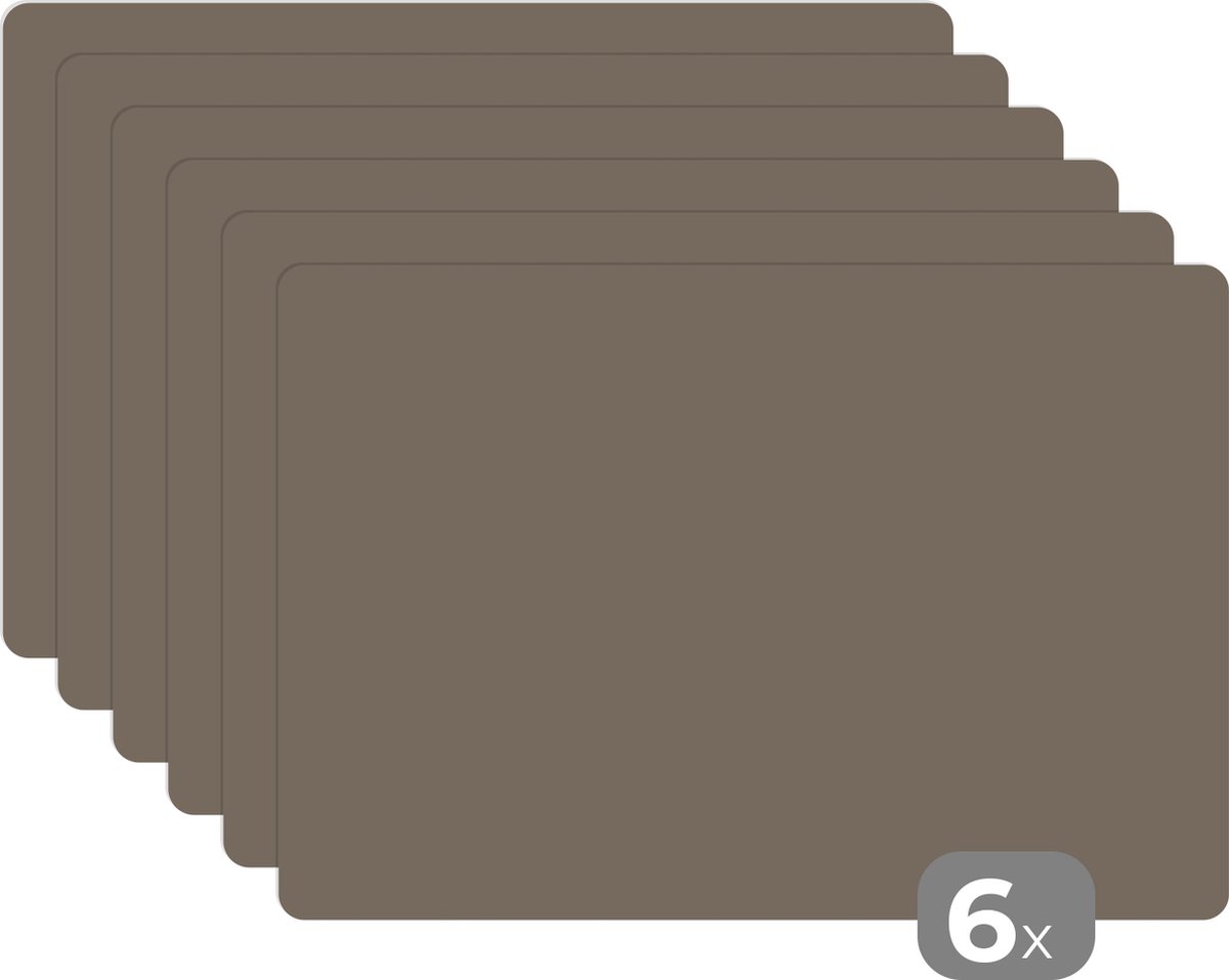 KitchenYeah Placemats - 6 stuks - 45x30 cm - Placema