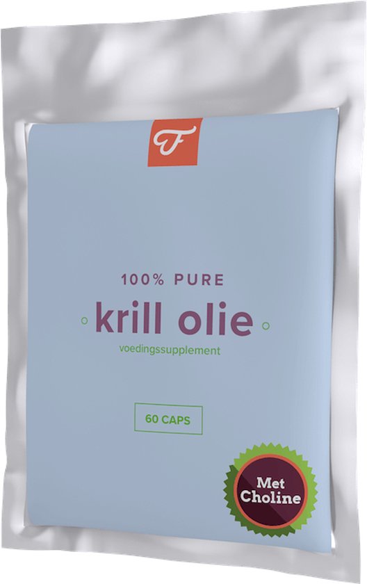 Foto: Foodie 100 pure krill olie met choline en astaxanthine