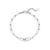 Yehwang - Armband - Chain - Zilverkleurig - Stainless Steel - Nikkelvrij | Cadeau voor haar | Tieners | Moederdag