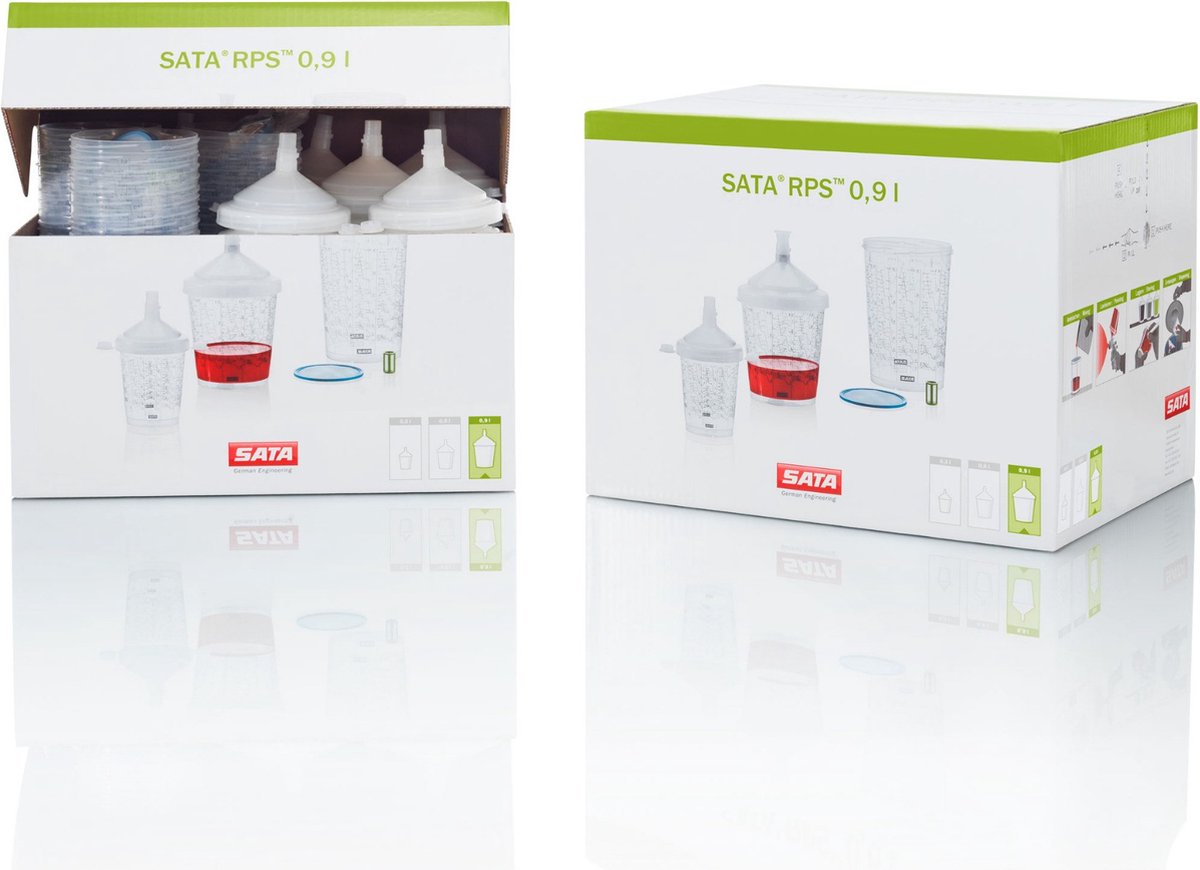 SATA RPS Systeem 0,9 liter - 200 micron